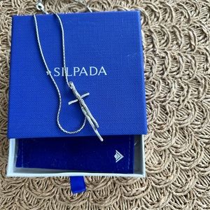 Silpada Sterling Silver Organic Cross